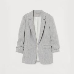 [KIMHEKIM]GATHERE SLEEVE WOOL-BLEND JACKET/追跡付 KIMHEKIM｜GATHERED SLEEVE WOOL-BLEND JACKET